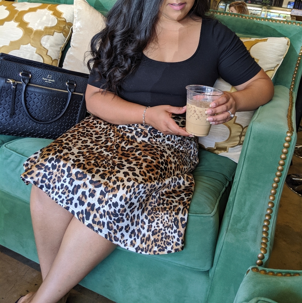 Leopard Midi Skirt